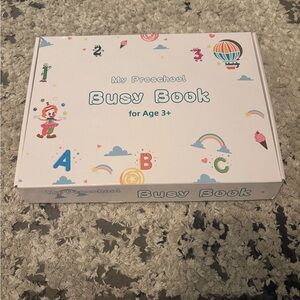 My Preschool Busy Book for Age 3+ - White and Multicolor